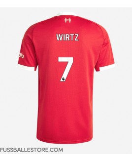 Günstige Liverpool Florian Wirtz #7 Heimtrikot 2025-26 Kurzarm